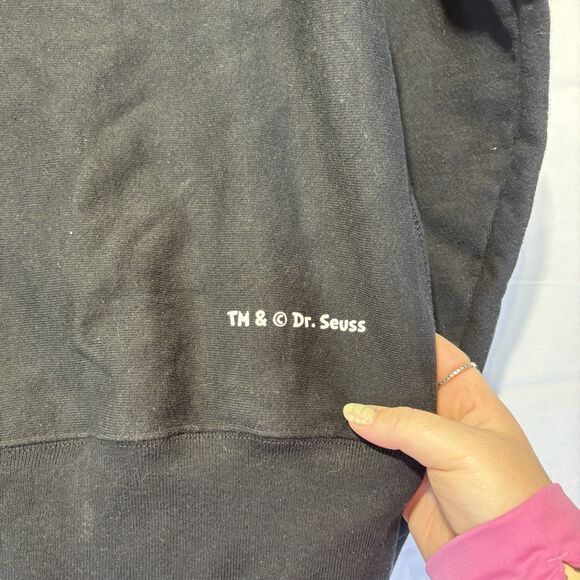 Champion Dr. Seuss Cat In The Hat Black Pullover Sweatshirt Hoodie Men’s Size M - Picture 6 of 9